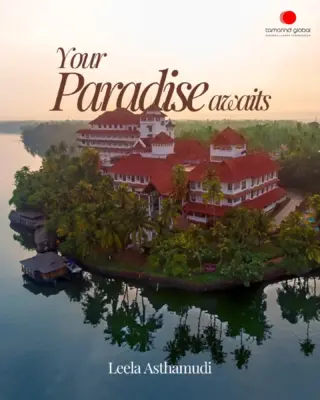The Leela Ashtamudi stands on the banks of the Ashtamudi Lake. It's an enchanting locale with the stunning backdrop of Kerala’s deep backwaters.

Here’s why The Leela Ashtamudi should be on your list:

💫 Whether you’re seeking privacy or luxury, this escape has got it all.

🍛 The local cuisine takes you on a culinary journey. From authentic ingredients to iconic dishes, Kerala’s vibrant culture is a part of it.

🌿 Exploring the Ashtamudi backwaters is an absolute must. Witness breathtaking views, lush green forests, and the tranquil waters of the lake.

💆‍♀️ Experience the healing powers of authentic Kerala Ayurvedic therapies: abhyanga, shirodhara, pizhichil, and more.

Swipe to see your serene stay! ✨

#LuxuryRedefined #AdventureAwaits #TravelGoals #ExploreMore #HiddenGems #Travel #LuxuryTravel #Bespoke #TamarindGlobalHolidays #TamarindGlobal #TravelGram #ThinkExperiencesThinkTamarind #LeelaPalace #AshtamudiLeela #LeelaKerala #AshtmudiBackWaters